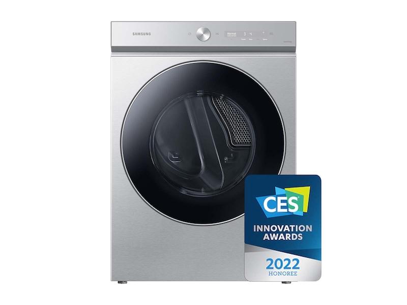 Samsung Bespoke 7.6 cu. ft. Ultra Capacity Electric Dryer with AI Optimal Dry and Super Speed Dry in Silver Steel