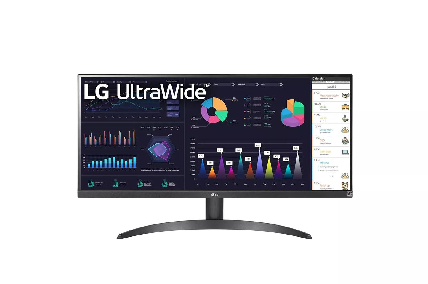 Lg 29WQ500B 29 Inch UltraWide FHD HDR10 IPS Monitor with AMD FreeSync™