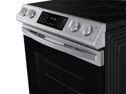 Samsung NE63BG8315SS 6.3 cu. ft. Smart Slide-in Electric Range with Air Fry & Convection in Stainless Steel