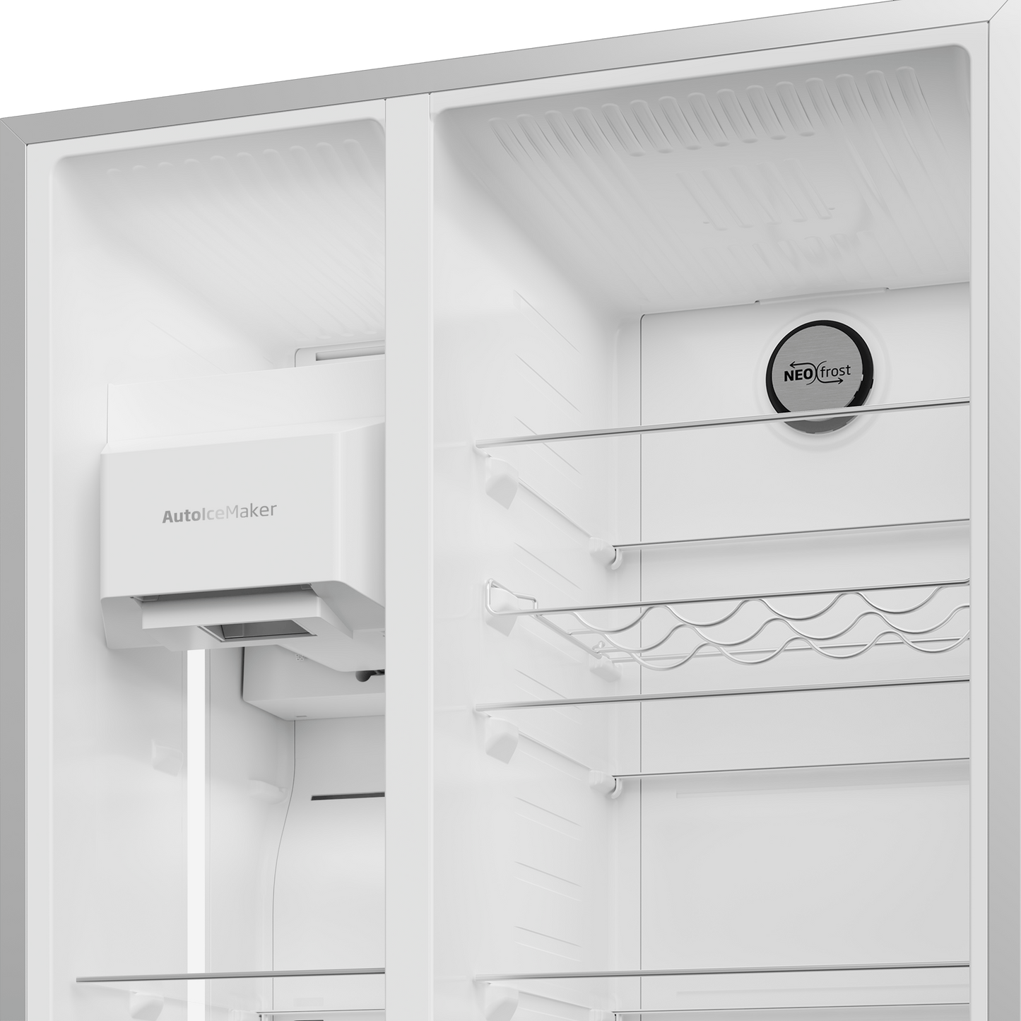 Beko BFSB3622XSS 36" Side by Side Refrigerator with Harvestfresh