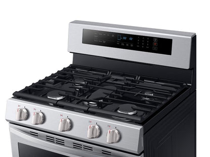 Samsung NX58R6631SS 5.8 cu. ft. Freestanding Gas Range with True Convection in Stainless Steel