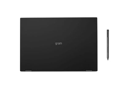 16T90QKAAC7U1 LG gram 16 Inch 2-in-1 Lightweight Laptop, Intel® 12th Gen Core® i7 Evo™ Platform, Windows 11 Home, 16GB RAM, 512GB SSD, Black