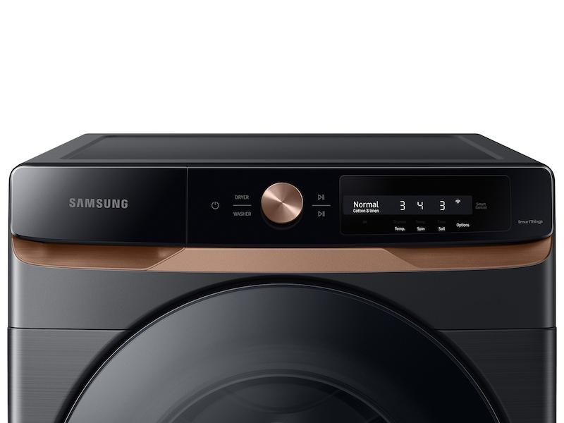 Samsung WF46BG6500AV 4.6 cu. ft. Large Capacity AI Smart Dial Front Load Washer with Auto Dispense and Super Speed Wash in Brushed Black