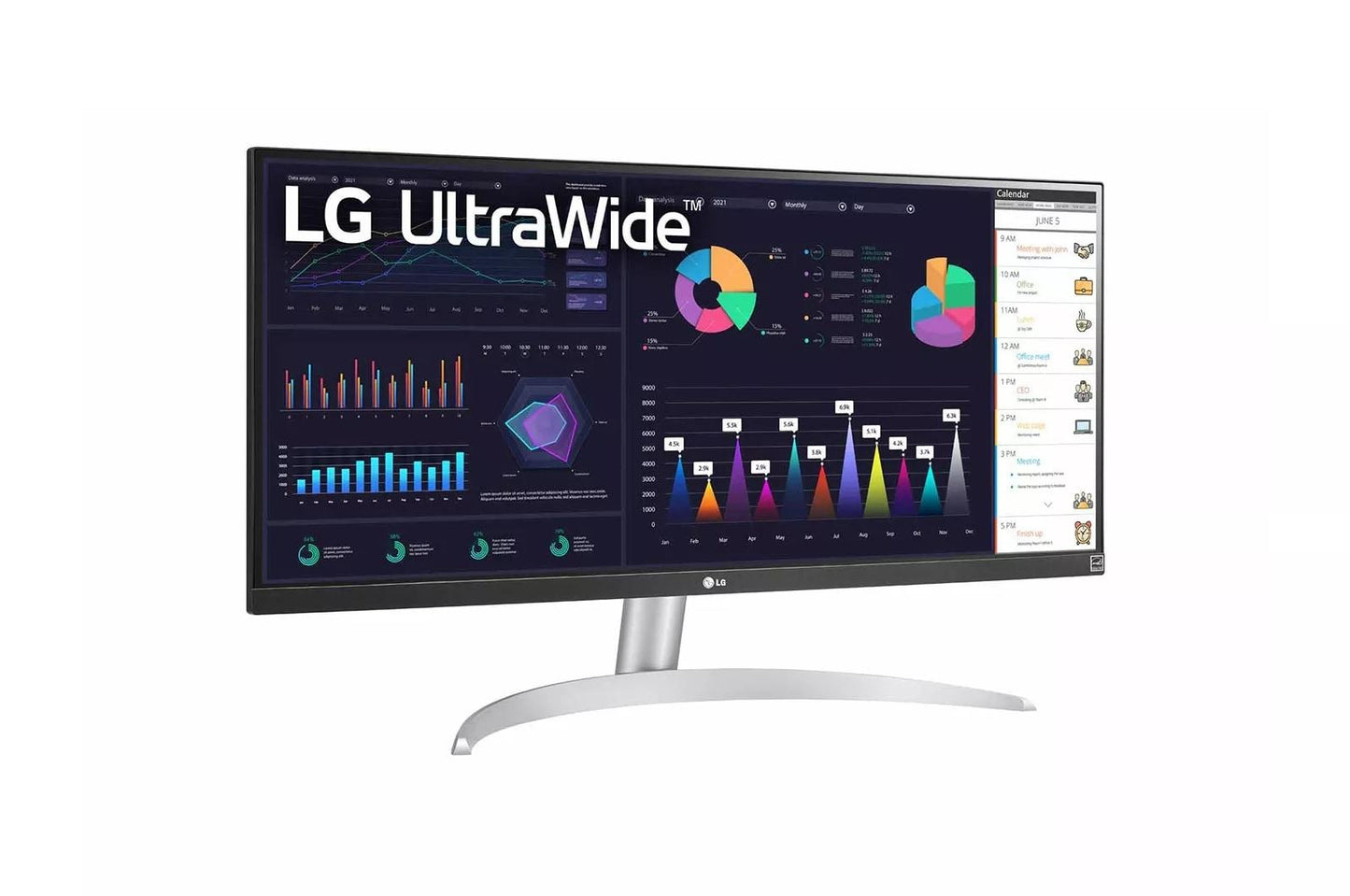 Lg 29WQ600W 29 Inch UltraWide FHD HDR10 AMD FreeSync™ IPS Monitor with USB Type-C