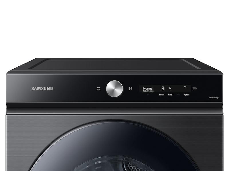 Samsung DVG53BB8700VA3 Bespoke 7.6 cu. ft. Ultra Capacity Gas Dryer with Super Speed Dry and AI Smart Dial in Brushed Black