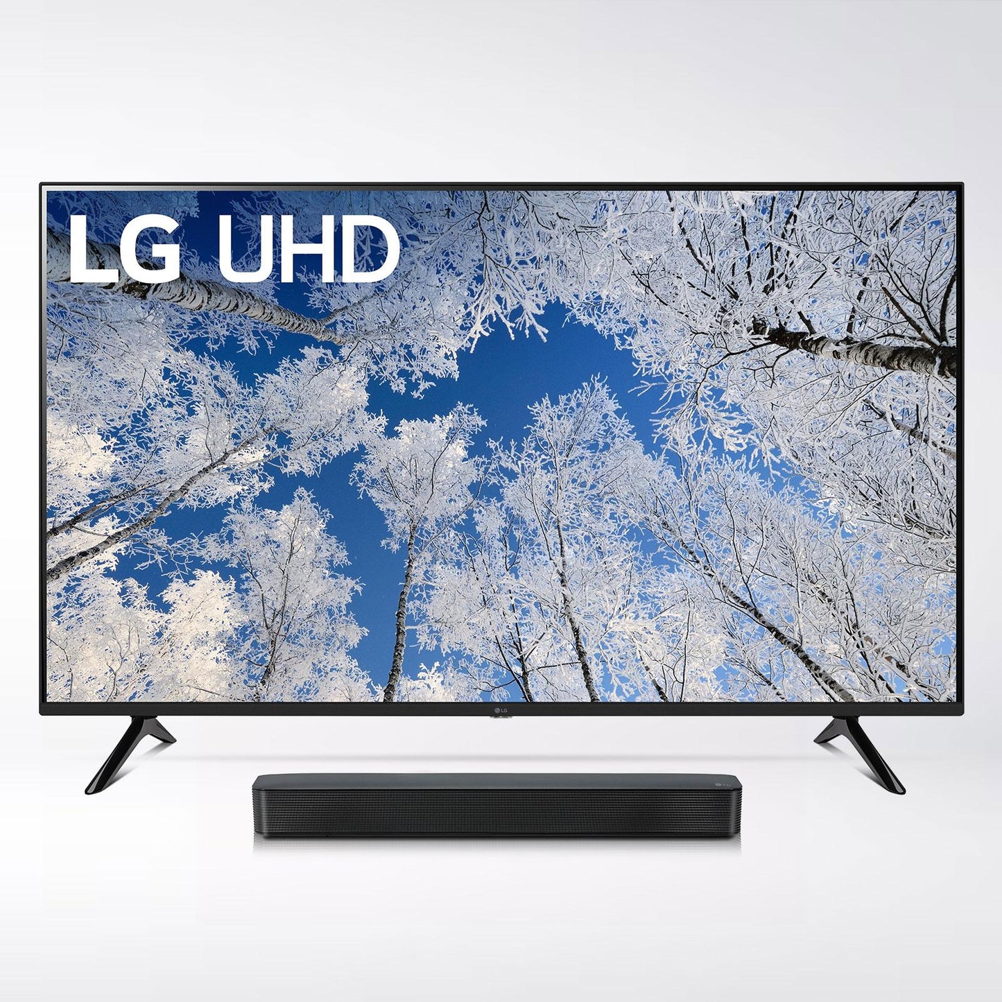 55UQ7030SK1 LG 55" 4K Smart TV and Sound Bar package