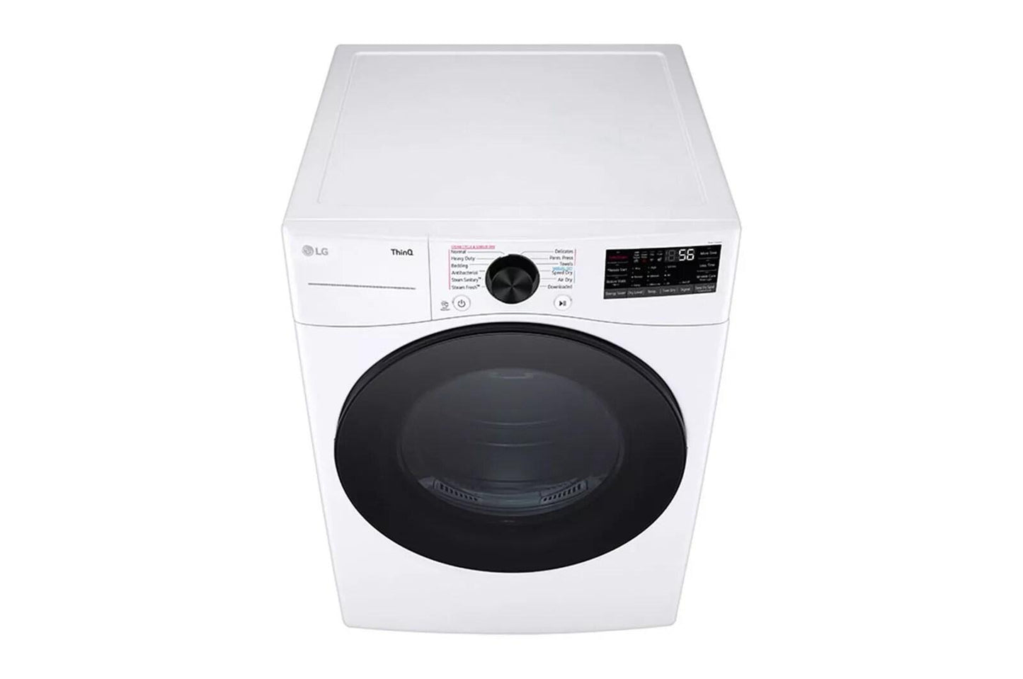 Lg DLEX4080W 7.4 cu. ft. Ultra Large Capacity Smart Front Load ENERGY STAR Electric Dryer with Sensor Dry & Steam Technology