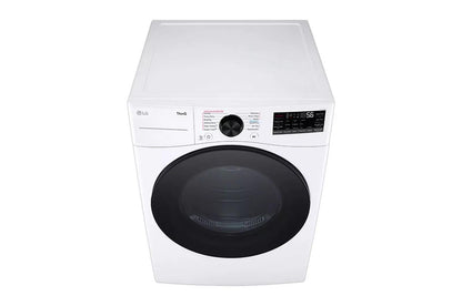 Lg DLEX4080W 7.4 cu. ft. Ultra Large Capacity Smart Front Load ENERGY STAR Electric Dryer with Sensor Dry & Steam Technology