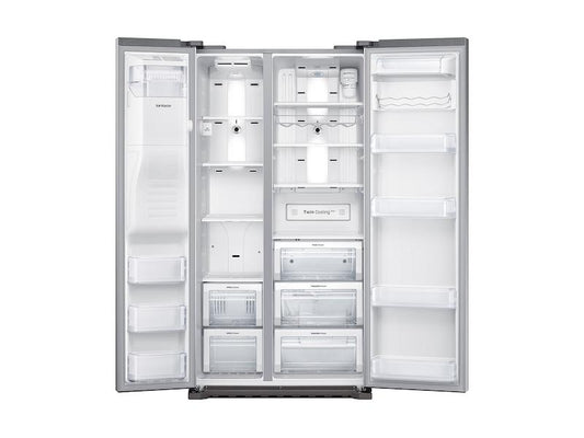 Samsung RS22HDHPNSR 22 cu. ft. Counter Depth Side-by-Side Refrigerator in Stainless Steel