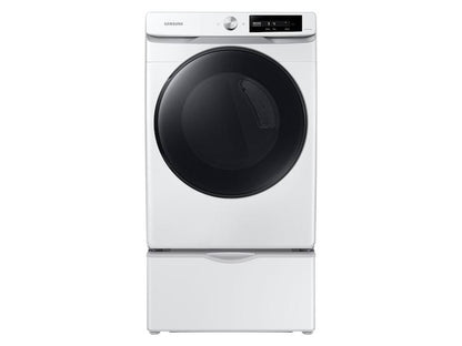 Samsung DVE45A6400W 7.5 cu. ft. Smart Dial Electric Dryer with Super Speed Dry in White