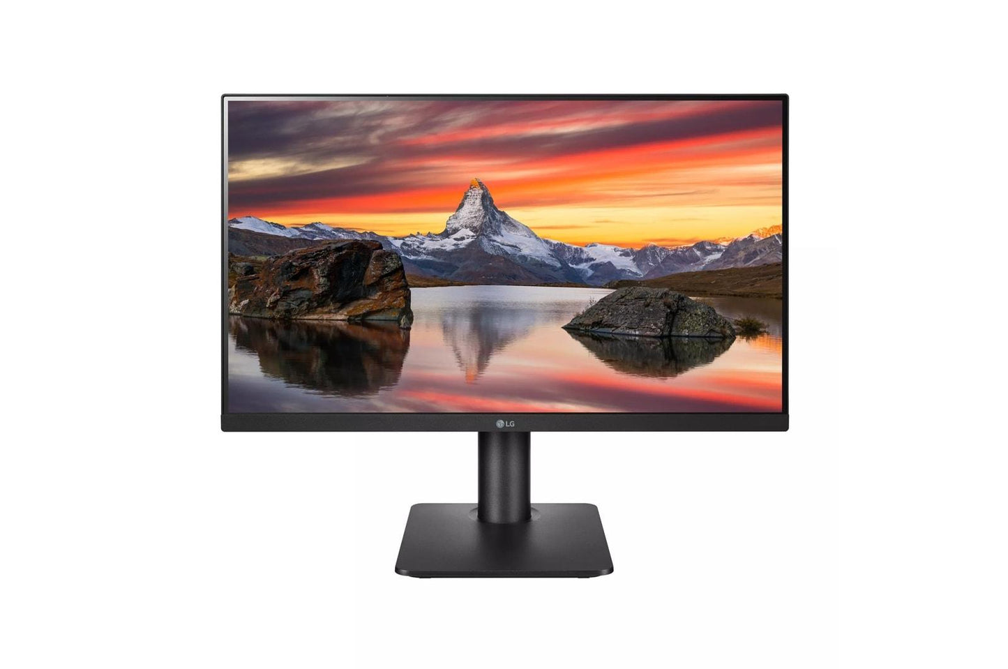Lg 24MQ450B 24 Inch FHD IPS 3-Side Borderless FreeSync Monitor with Tilt & Height Adjustable Stand