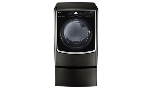 Lg DLEX5005K 7.4 cu.ft. Ultra Large Capacity TurboSteam™ Electric Dryer w/ On-Door Control Panel