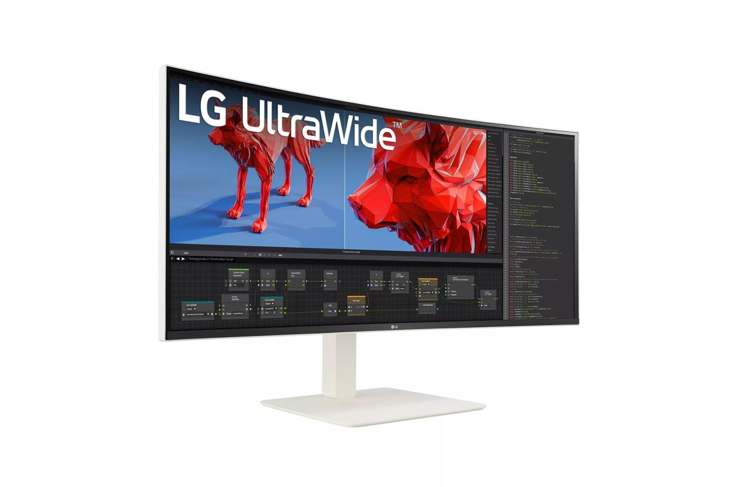 Lg 38WR85QCW 38 Inch UltraWide™ Curved Monitor with WQHD Nano IPS Display with VESA DisplayHDR 600 and 144Hz Refresh Rate