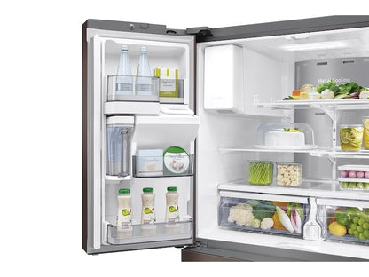 Samsung RF28R7351DT 28 cu. ft. Food Showcase 4-Door French Door Refrigerator in Tuscan Stainless Steel