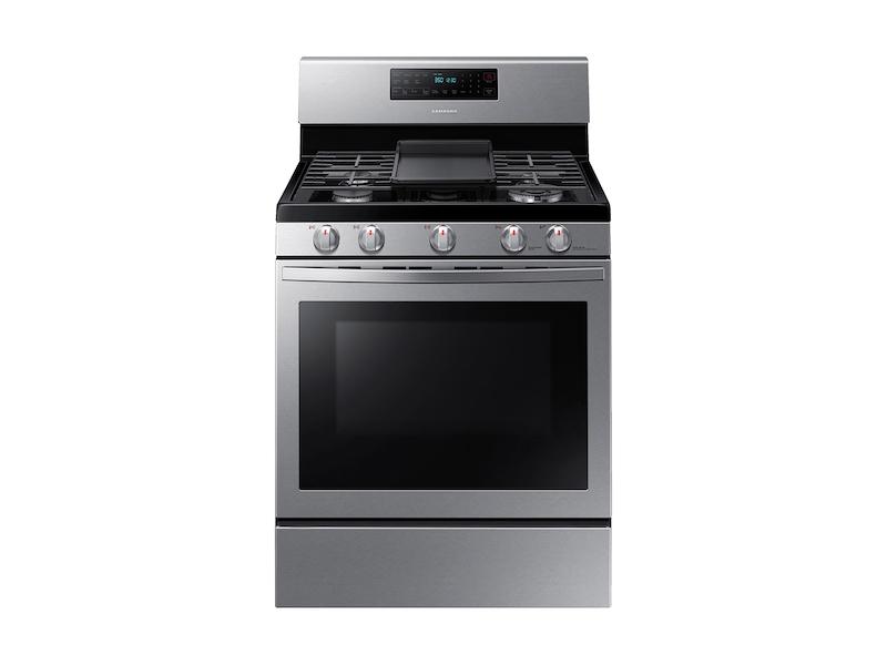 Samsung NX58T7511SS 5.8 cu. ft. Freestanding Gas Range with Air Fry and Convection in Stainless Steel