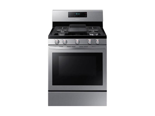 Samsung NX58T7511SS 5.8 cu. ft. Freestanding Gas Range with Air Fry and Convection in Stainless Steel