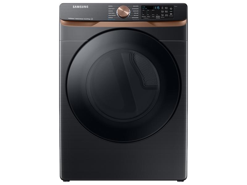 Samsung DVE50BG8300VA3 7.5 cu. ft. Smart Electric Dryer with Steam Sanitize+ and Sensor Dry in Brushed Black