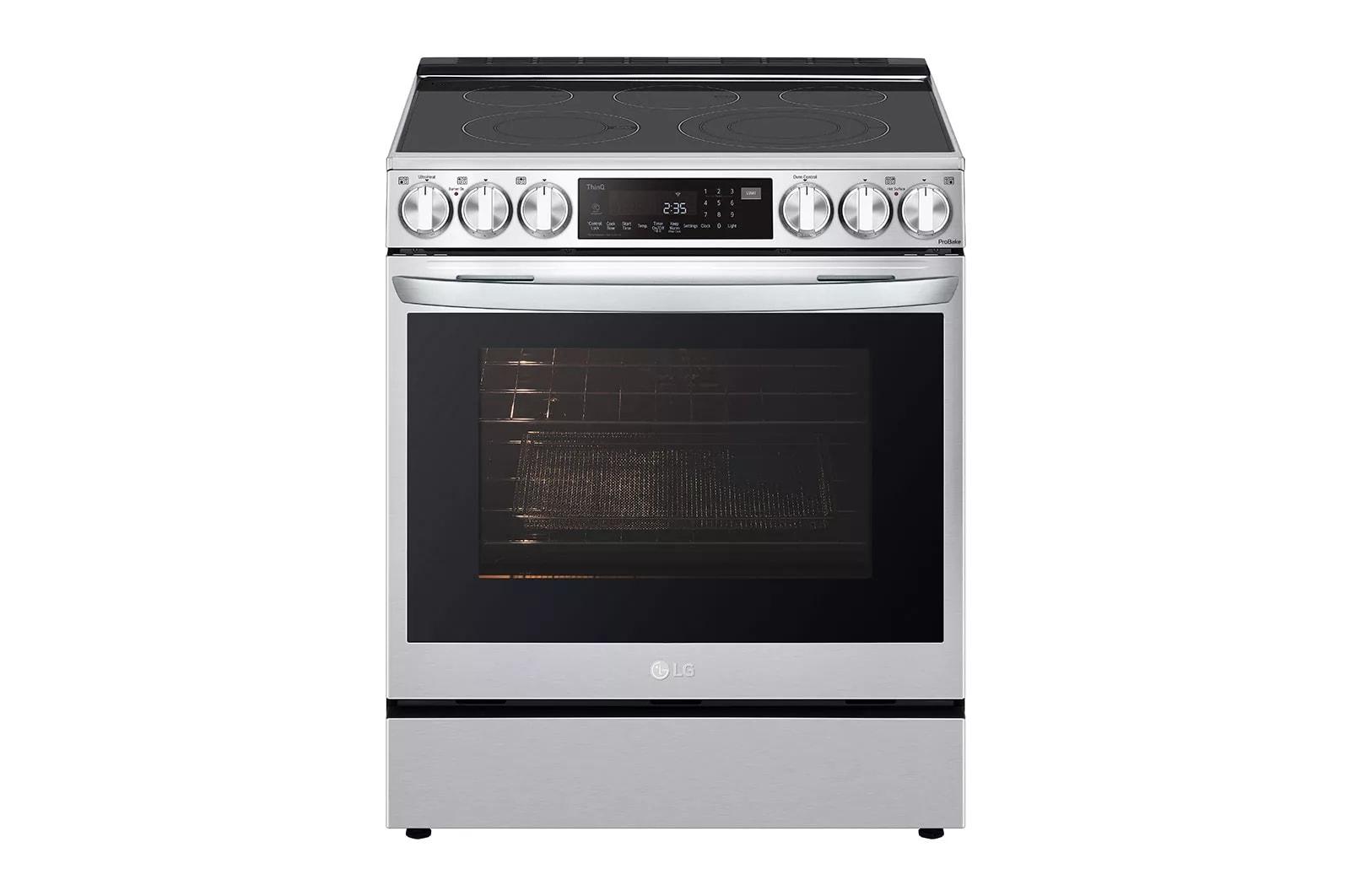 Lg LSEL6335FE 6.3 cu ft. Smart wi-fi Enabled ProBake Convection® InstaView® Electric Slide-In Range with Air Fry