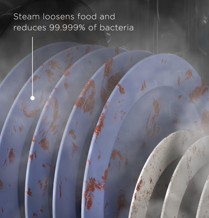 GE® Front Control with Stainless Steel Interior Dishwasher with Sanitize Cycle & Dry Boost