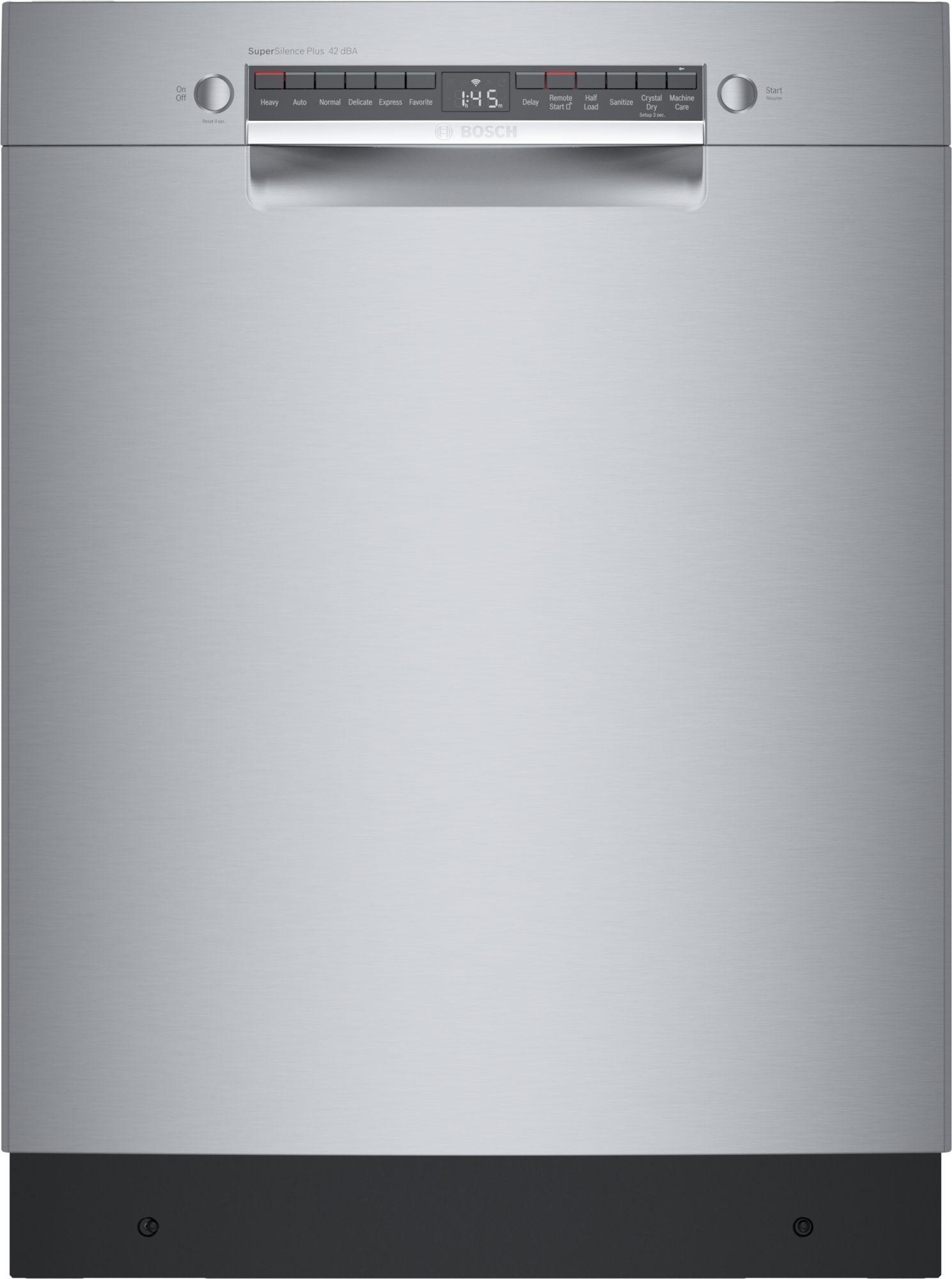 Bosch SGE78C55UC 800 Series Dishwasher 24" Stainless Steel Anti-fingerprint