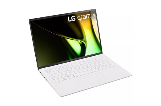 14Z90SGARW3U1 LG gram 14 Inch Lightweight Laptop, Intel® Evo™ Edition- AI-enabled Intel® Core™ Ultra 5 processor, Windows 11 Home, 8GB RAM, 512GB SSD, White