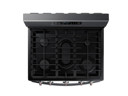 Samsung NX58R4311SG 5.8 cu. ft. Freestanding Gas Range in Black Stainless Steel