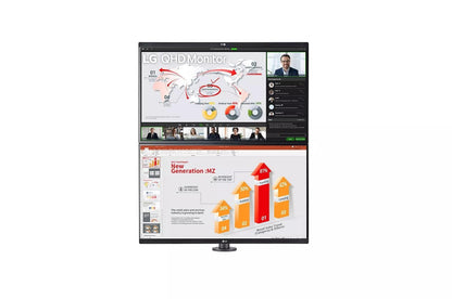 Lg 24QP88DB 24 Inch QHD 1440P IPS Monitor Ergo Dual with USB-C and DP Daisy Chain