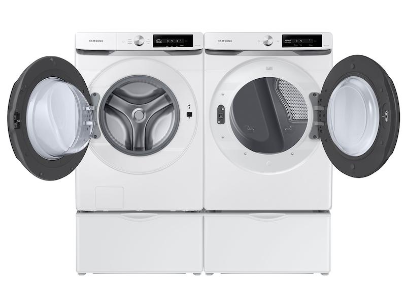 Samsung DVE45A6400W 7.5 cu. ft. Smart Dial Electric Dryer with Super Speed Dry in White