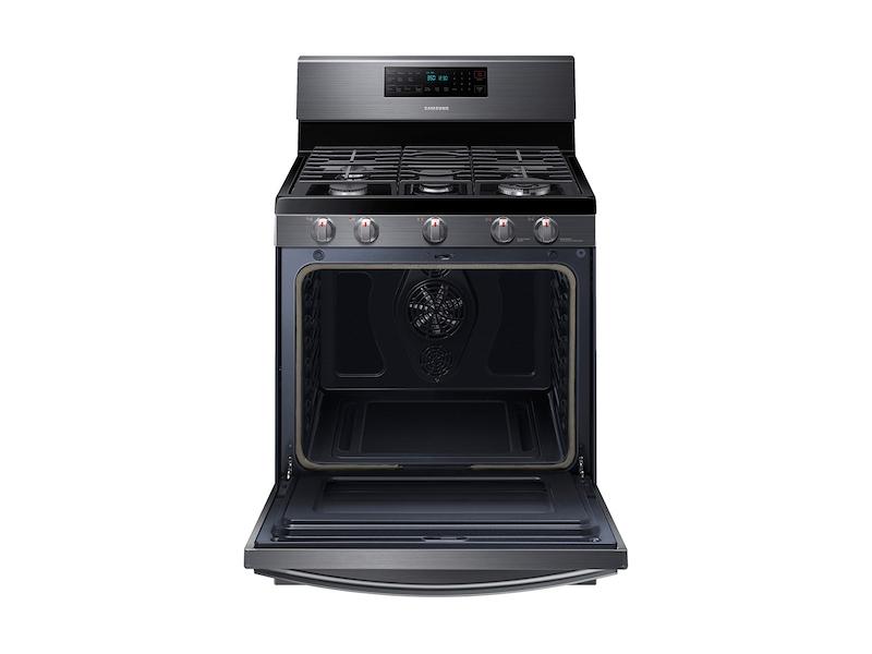 Samsung NX58T7511SG 5.8 cu. ft. Freestanding Gas Range with Air Fry and Convection in Black Stainless Steel