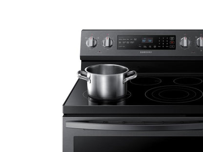 Samsung NE59R6631SG 5.9 cu. ft. Freestanding Electric Range with True Convection in Black Stainless Steel