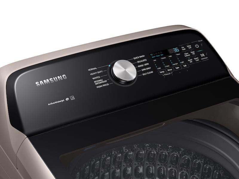 5.0 cu. ft. Top Load Washer with Active WaterJet in Champagne