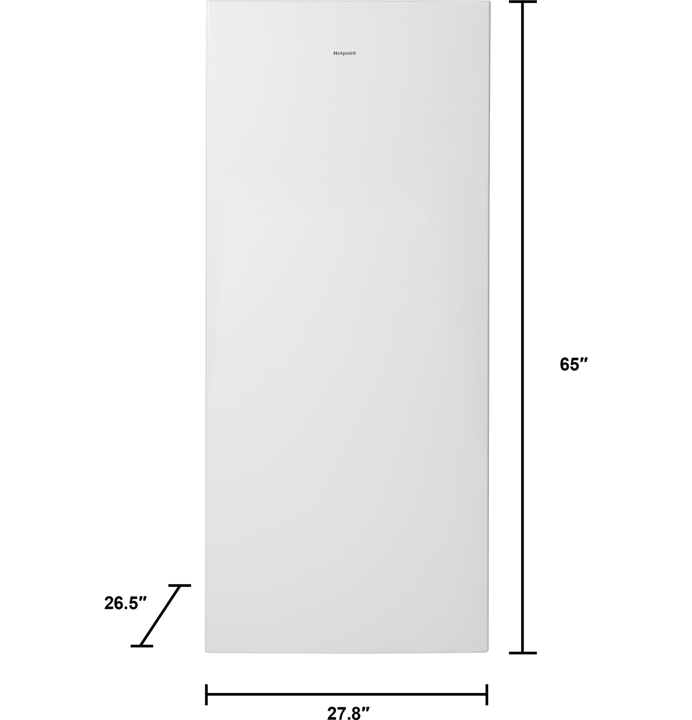 HUF13STRWW Hotpoint® 13 Cu. Ft. Frost-Free Upright Freezer