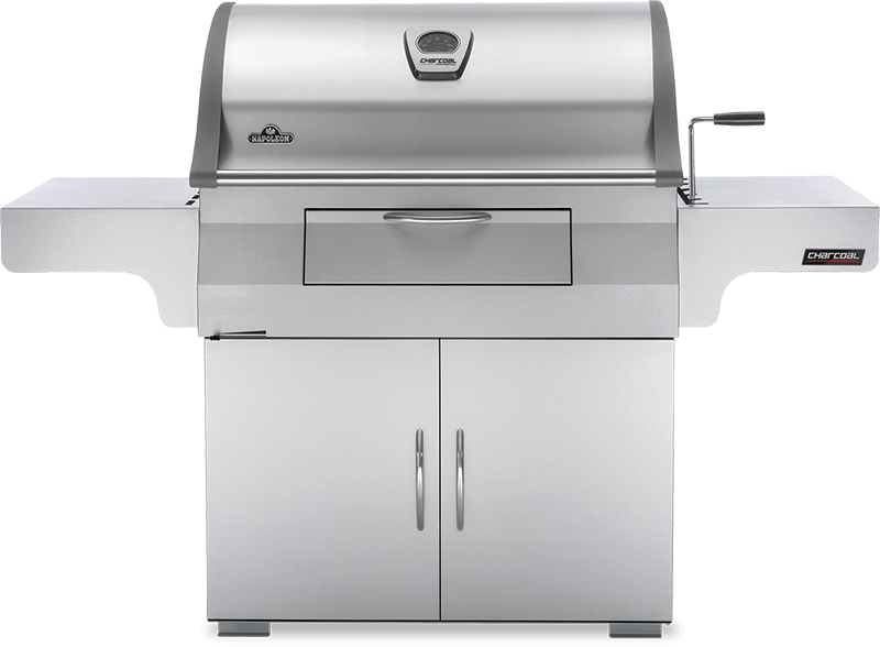 Napoleon Bbq PRO605CSS Professional 605 Charcoal Cart Full Size Cart Grill , Charcoal, Stainless Steel