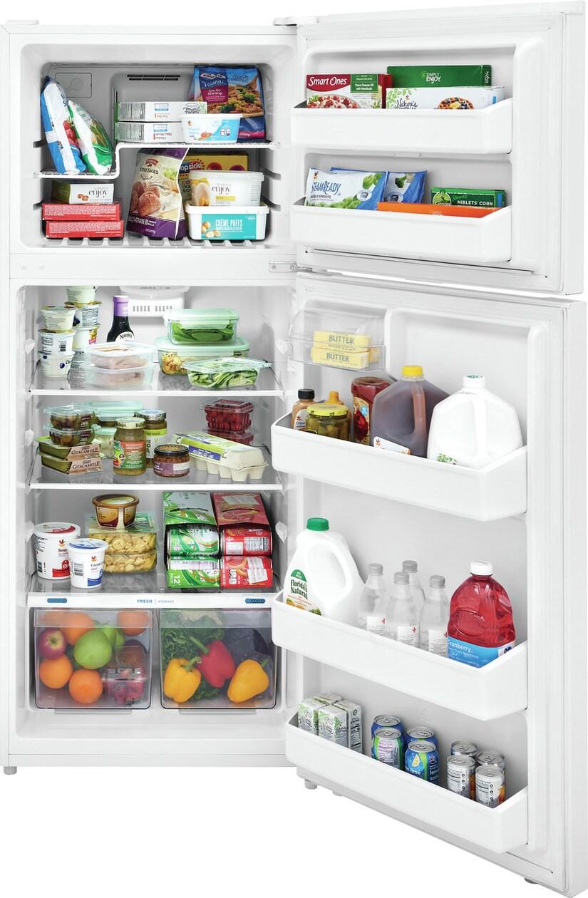 Frigidaire FFHT1822UW 18 Cu. Ft. Top Freezer Refrigerator