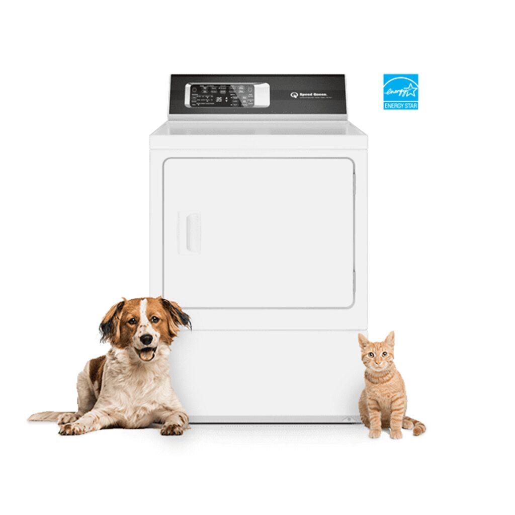 Speed Queen DR7004WE DR7 Sanitizing Electric Dryer with Pet Plus™  Steam  Over-dry Protection Technology  ENERGY STAR® Certified  7-Year Warranty