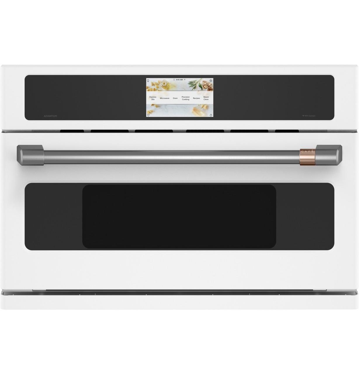 Cafe Caf(eback)™ 30" Smart Five in One Oven with 120V Advantium® Technology