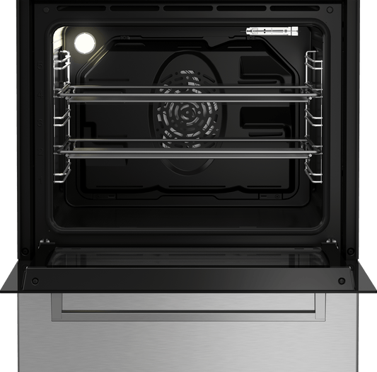 Beko SLER24410SS 24" Stainless Steel Slide-In Electric Range