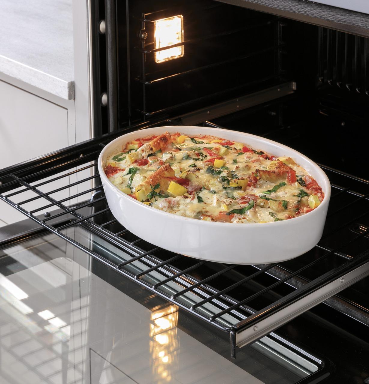 Cafe CTC912P2NS1 CAF(EBACK)™ 30 in. Combination Double Wall Oven with Convection and Advantium® Technology