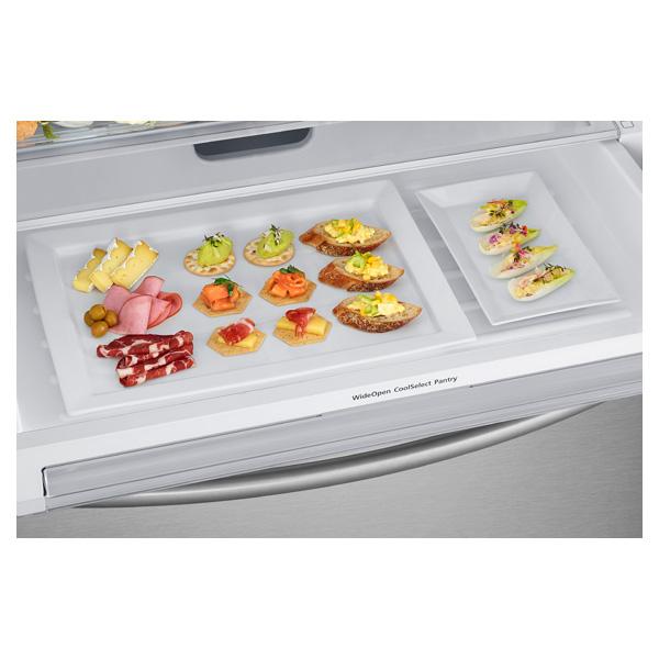 Samsung RF30HDEDTSR 36" Wide, 30 cu. ft. Capacity 3-Door French Door Food ShowCase Refrigerator with Dual Ice Maker (Stainless Steel)