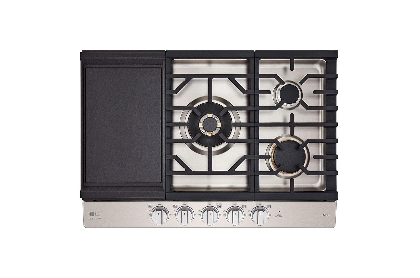 CBGS3028S LG STUDIO 30" UltraHeat™ Gas Cooktop with EasyClean®