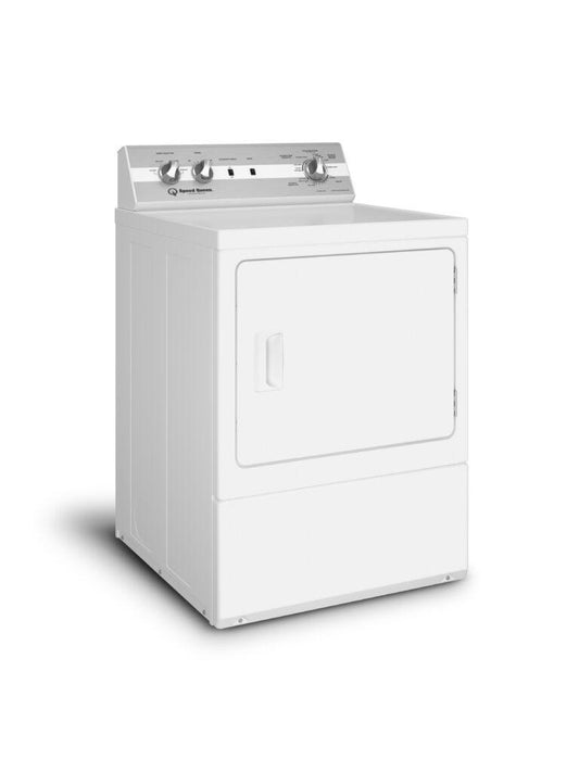 Speed Queen DC5003WE DC5 Sanitizing Electric Dryer with Extended Tumble  Reversible Door  5-Year Warranty
