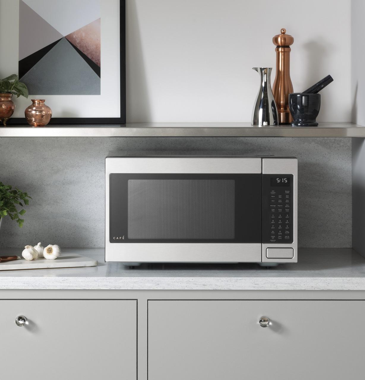 Cafe CEB515P2NSS Caf(eback)™ 1.5 Cu. Ft. Smart Countertop Convection/Microwave Oven