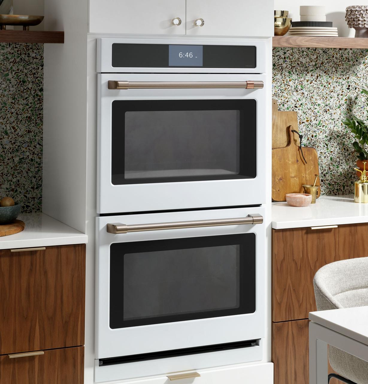 Cafe CTD90DP4NW2 CAF(EBACK)™ Professional Series 30" Smart Built-In Convection Double Wall Oven