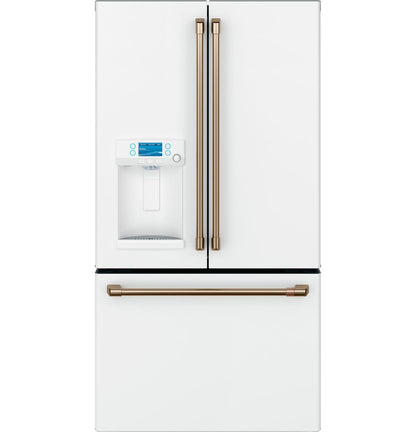 Cafe CYE22TP4MW2 CAF(EBACK)™ ENERGY STAR® 22.1 Cu. Ft. Smart Counter-Depth French-Door Refrigerator with Hot Water Dispenser