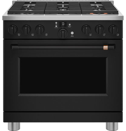 Cafe CGY366P3TD1 CAF(EBACK)™ 36" Smart All-Gas Commercial-Style Range with 6 Burners (Natural Gas)