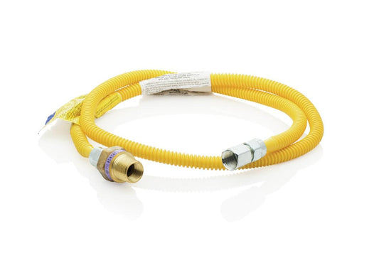 Frigidaire 5304490734 4' Long 3/8" Safety+PLUS® ProCoat Dryer Gas Connector Kit