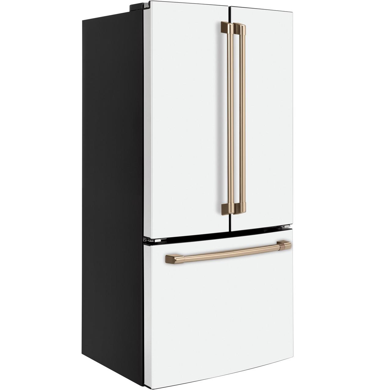 Cafe CWE19SP4NW2 CAF(EBACK)™ ENERGY STAR 18.6 Cu. Ft. Counter-Depth French-Door Refrigerator