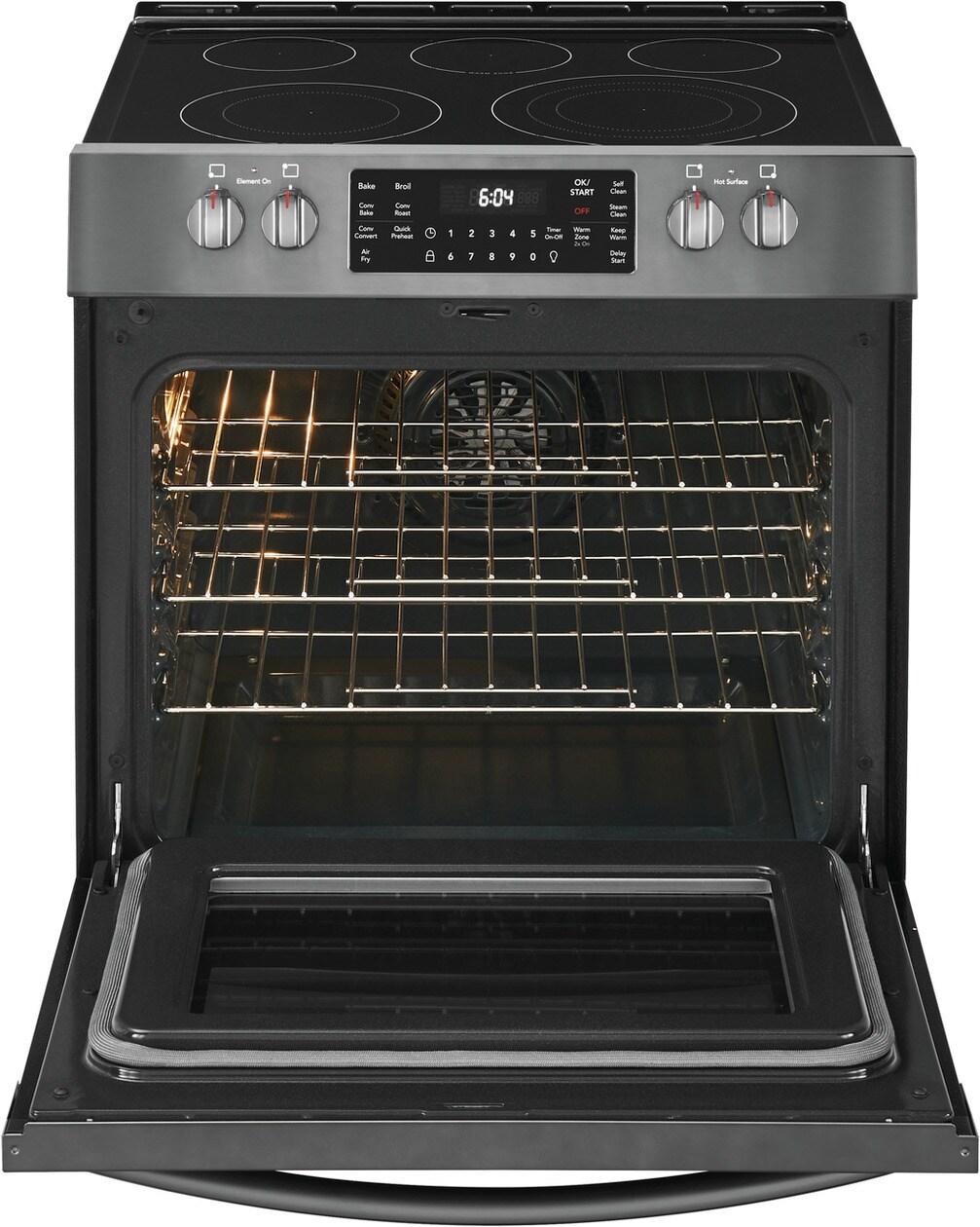 FGEH3047VD Frigidaire Gallery 30" Front Control Electric Range with Air Fry