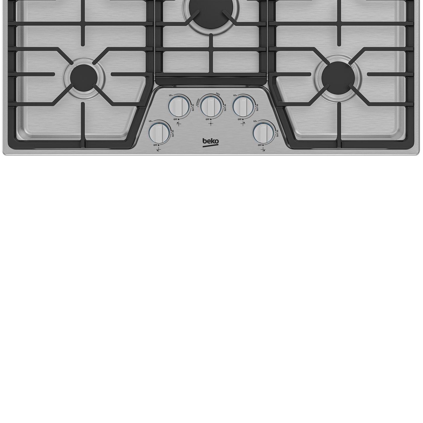 Beko BCTG36500SS 36" Built-In Gas Cooktop with 5 Burners