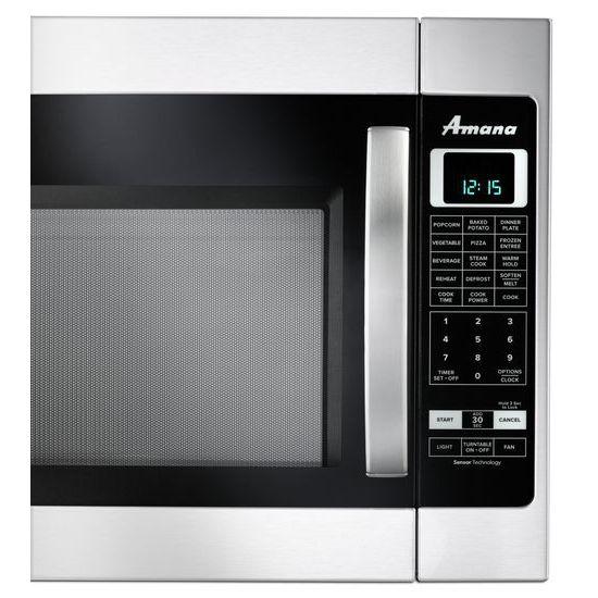 Amana AMV6502REW 2.0 Cu. Ft. Over-the-Range Microwave with Sensor Cooking - white